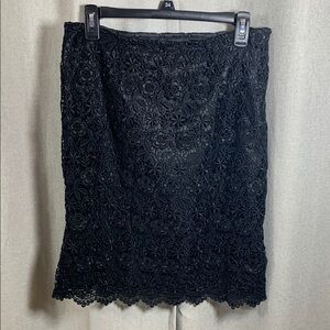 Apt. 9 Black Embellished Pencil Skirt